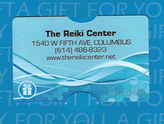 Gift Certificates for The Reiki Center for the Healing Arts, Columbus, OH